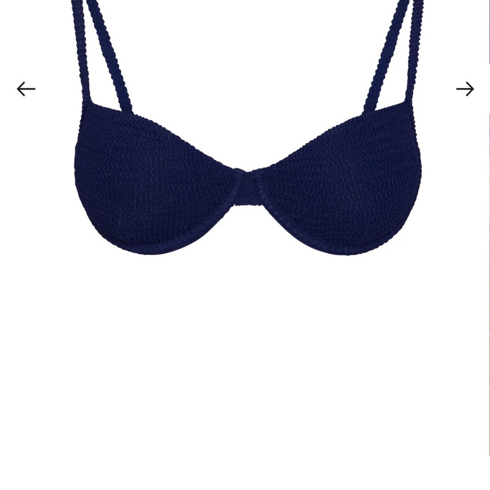 Monday Swimwear Capri Top Midnight Crinkle